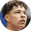 Ben Shelton reacts during a men's singles match at the 2024 US Open on Friday, Aug. 30, 2024 in Flushing, NY. (Garrett Ellwood/USTA)