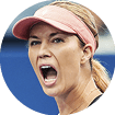 Danielle Collins reacts during a women's singles match at the 2023 US Open, Wednesday, Aug. 30, 2023 in Flushing, NY. (Brad Penner/USTA)