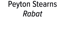 Peyton Stearns Rabat 