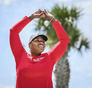 April 9, 2024 - Taylor Townsend during the 2024 Billie Jean King Cup by Gainbridge Qualifying at the USTA National Tennis Center in Orlando, Florida.